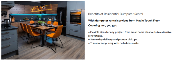 Residential Dumpsters for Affordable Whole-Home Updates
